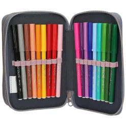 Miss Melody 3-Vaks Etui Gevuld met 3D Effect