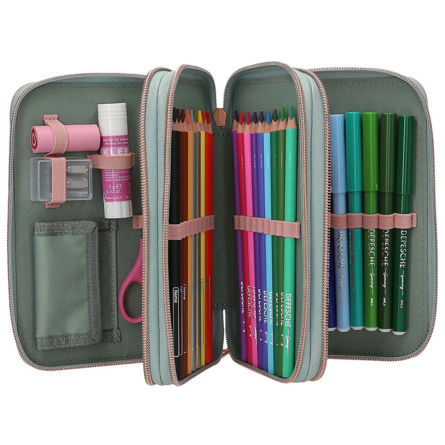 Miss Melody 3-vaks Gevulde Etui Romantic Fields