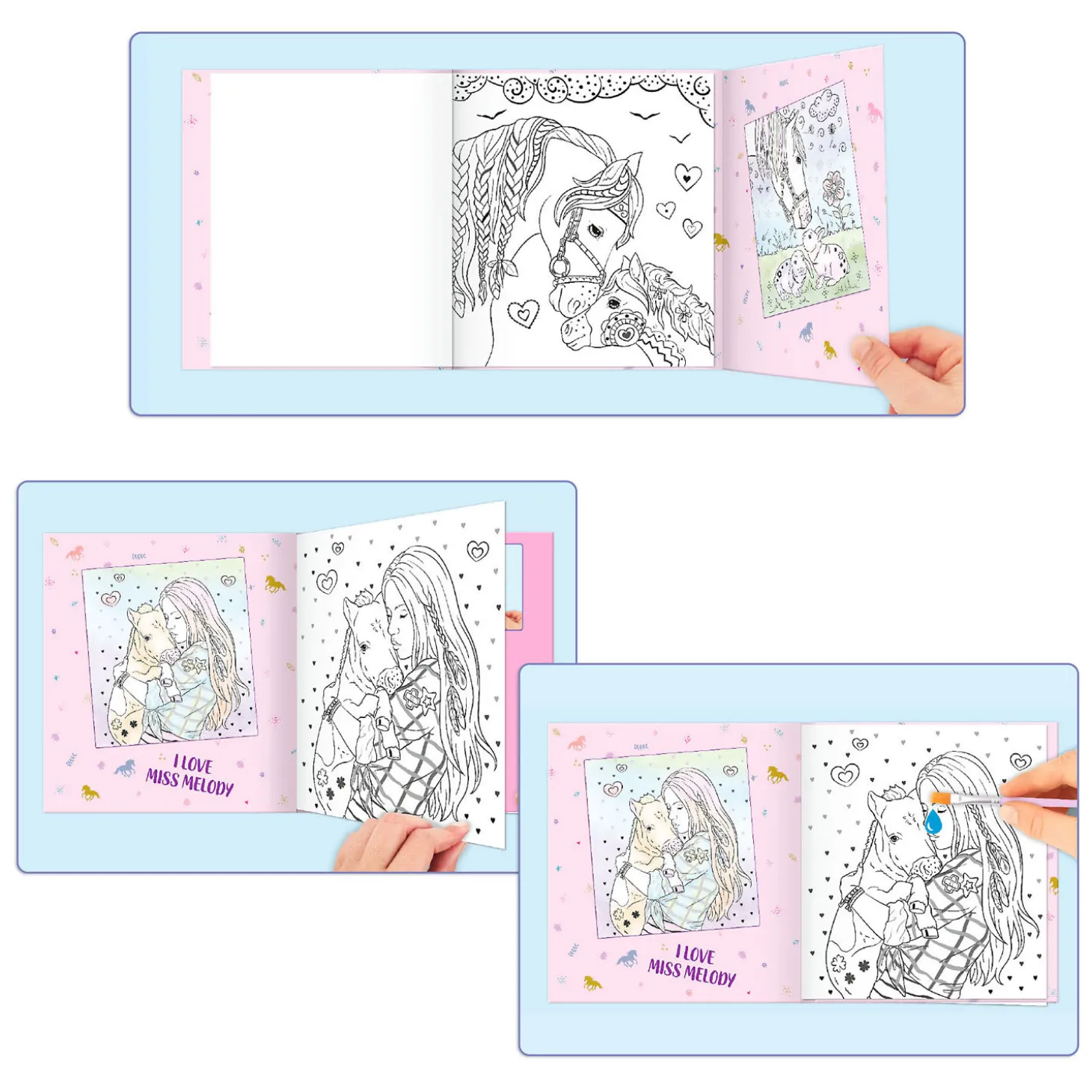 Miss Melody Water Kleurboek