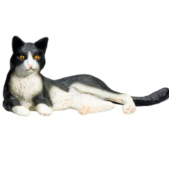 Mojo Farmland Liggende Kat Zwart/Wit - 387367