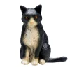 Mojo Farmland Zittende Kat Zwart/Wit - 387371