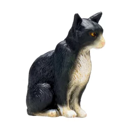Mojo Farmland Zittende Kat Zwart/Wit - 387371