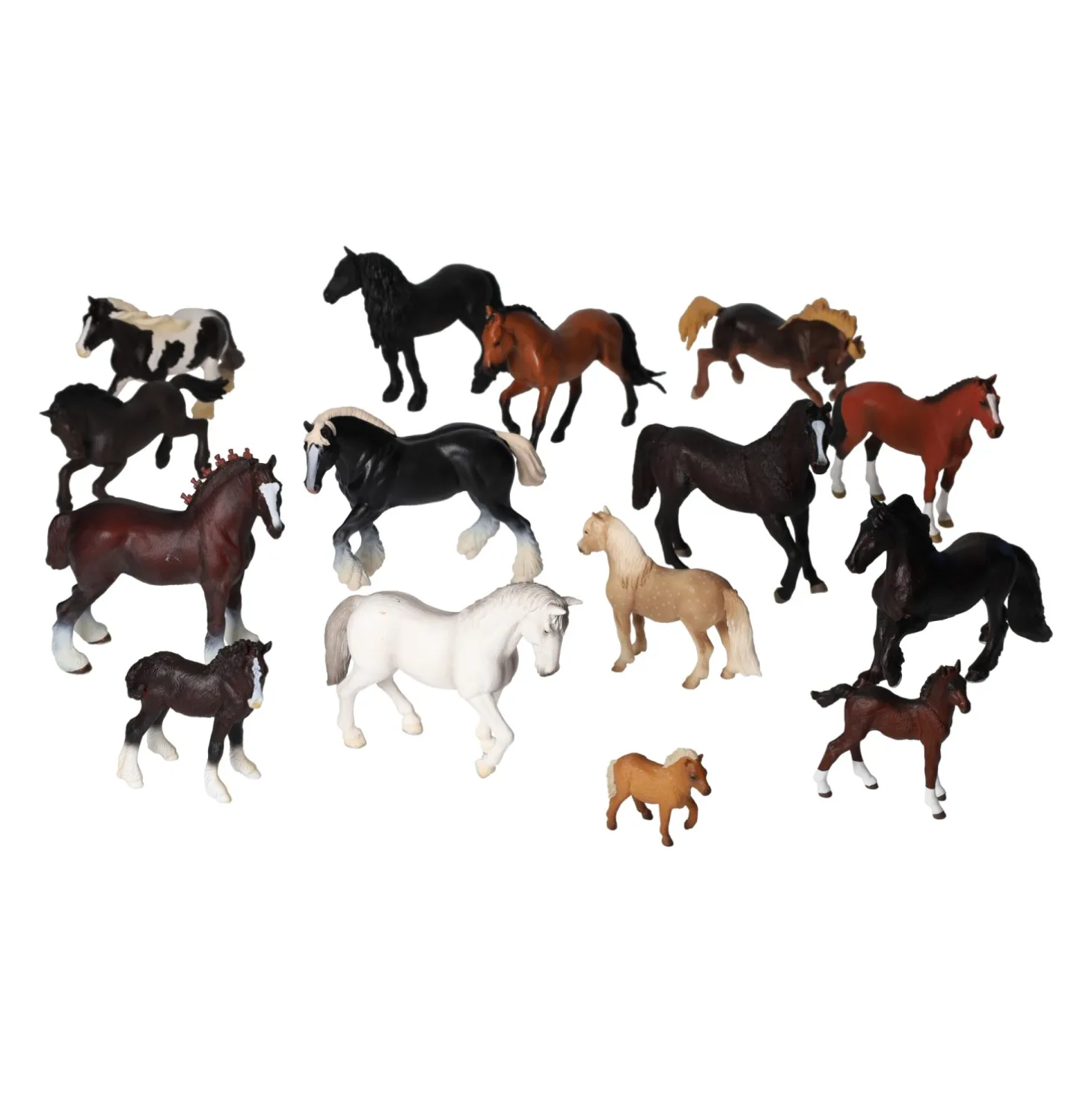 Mojo Paarden en Veulens Schoolpakket, 15dlg.