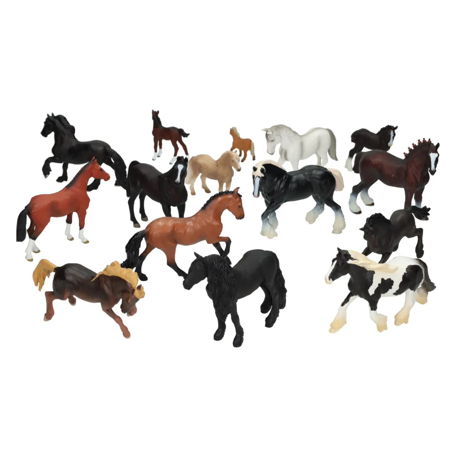 Mojo Paarden en Veulens Schoolpakket, 15dlg.