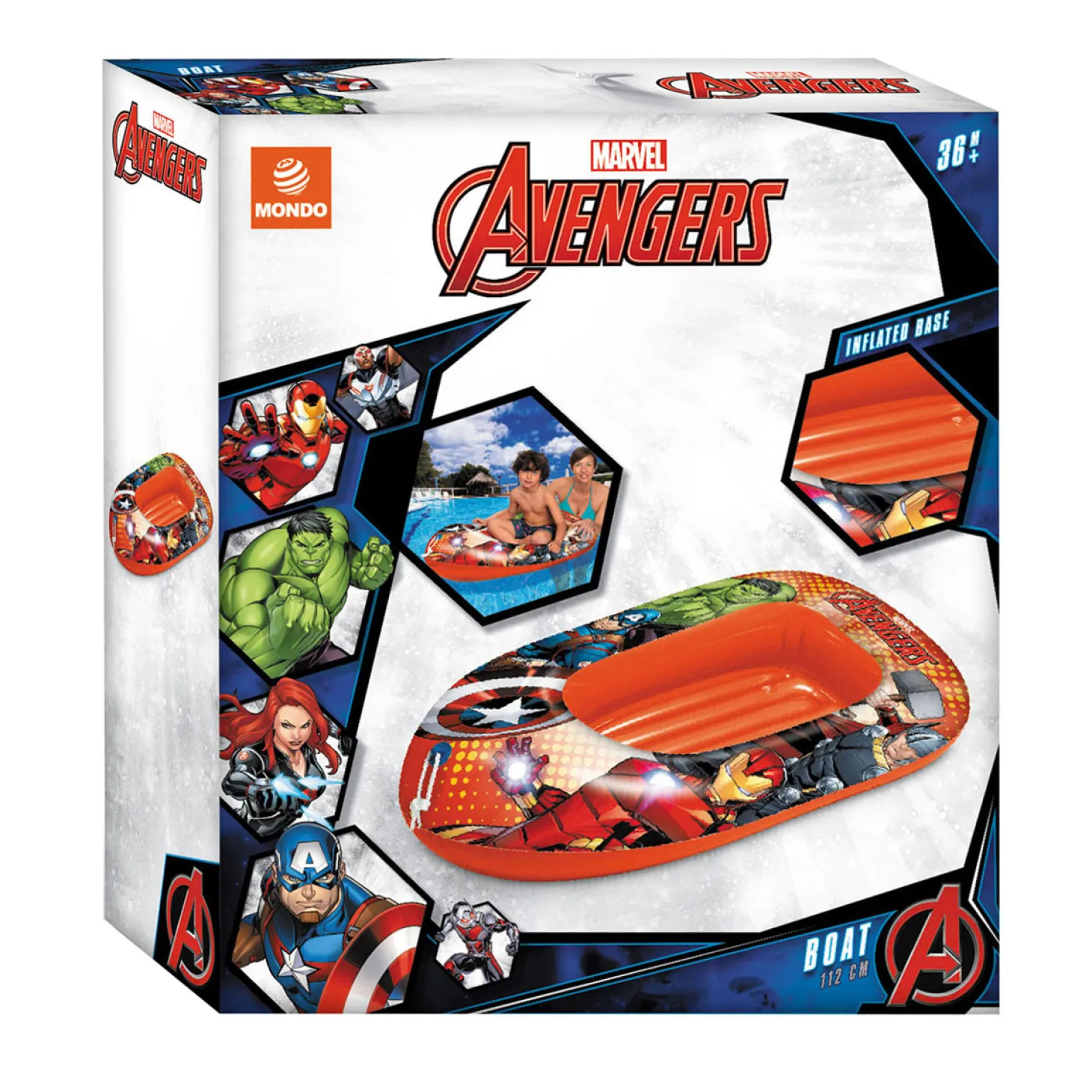 Mondo Opblaasboot Avengers