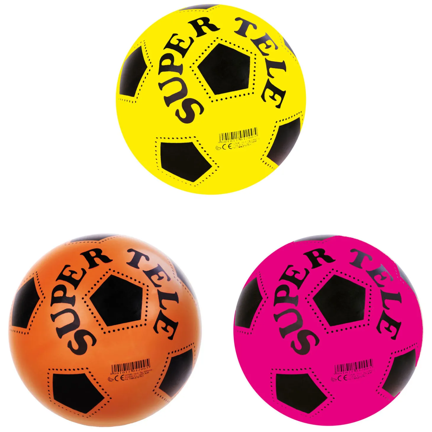 Mondo Voetbal Super Tele Fluo, 23cm