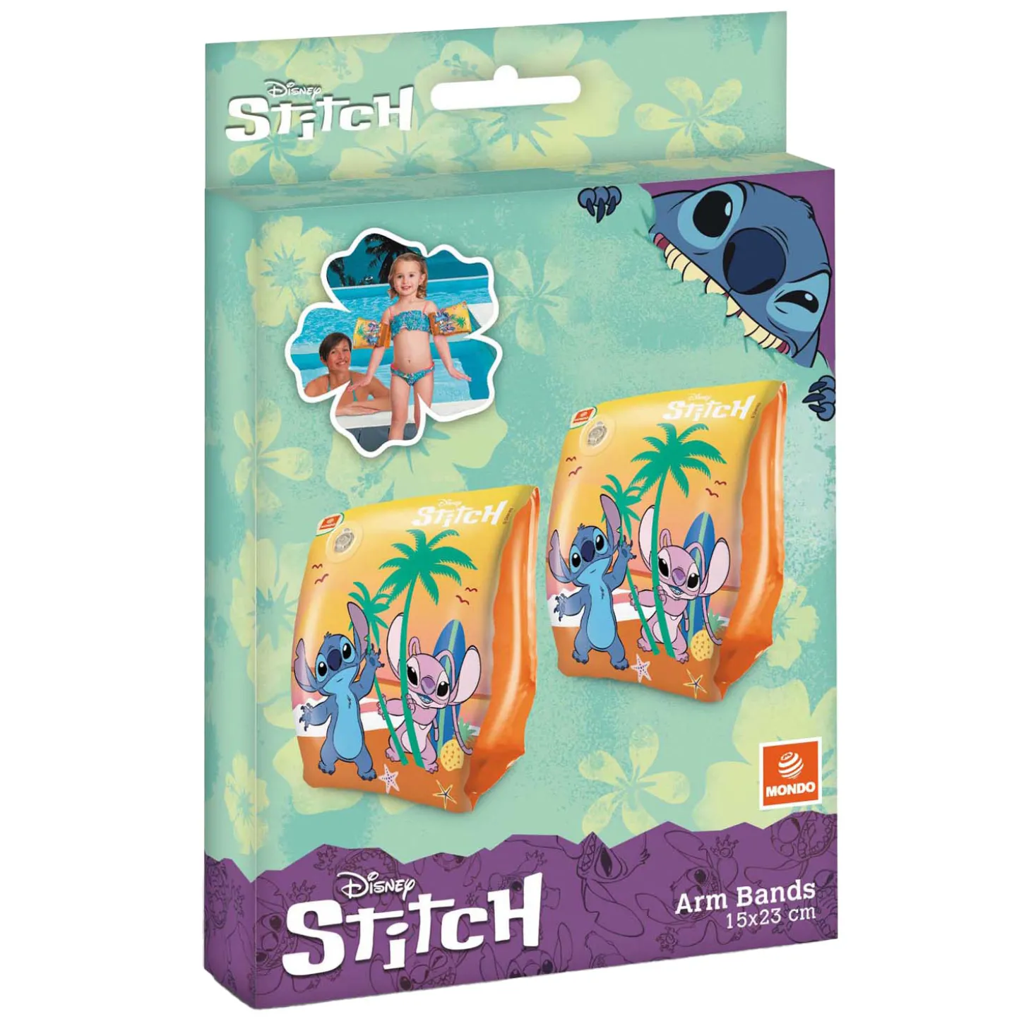 Mondo Zwembandjes Stitch, 2-6 Jaar