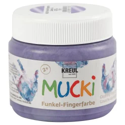 Mucki Vingerverf - Paars Metallic, 150ml