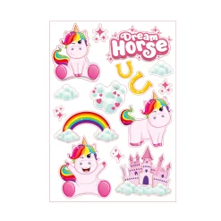 Muurdeco Stickers Eenhoorn
