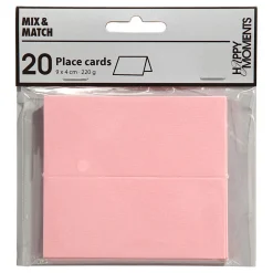 Naamkaarten Lichtrood, 20st.