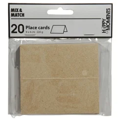 Naamkaarten Naturel, 20st.