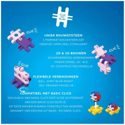 Nano Clics - K3 Builders Bouwset - 190dlg.
