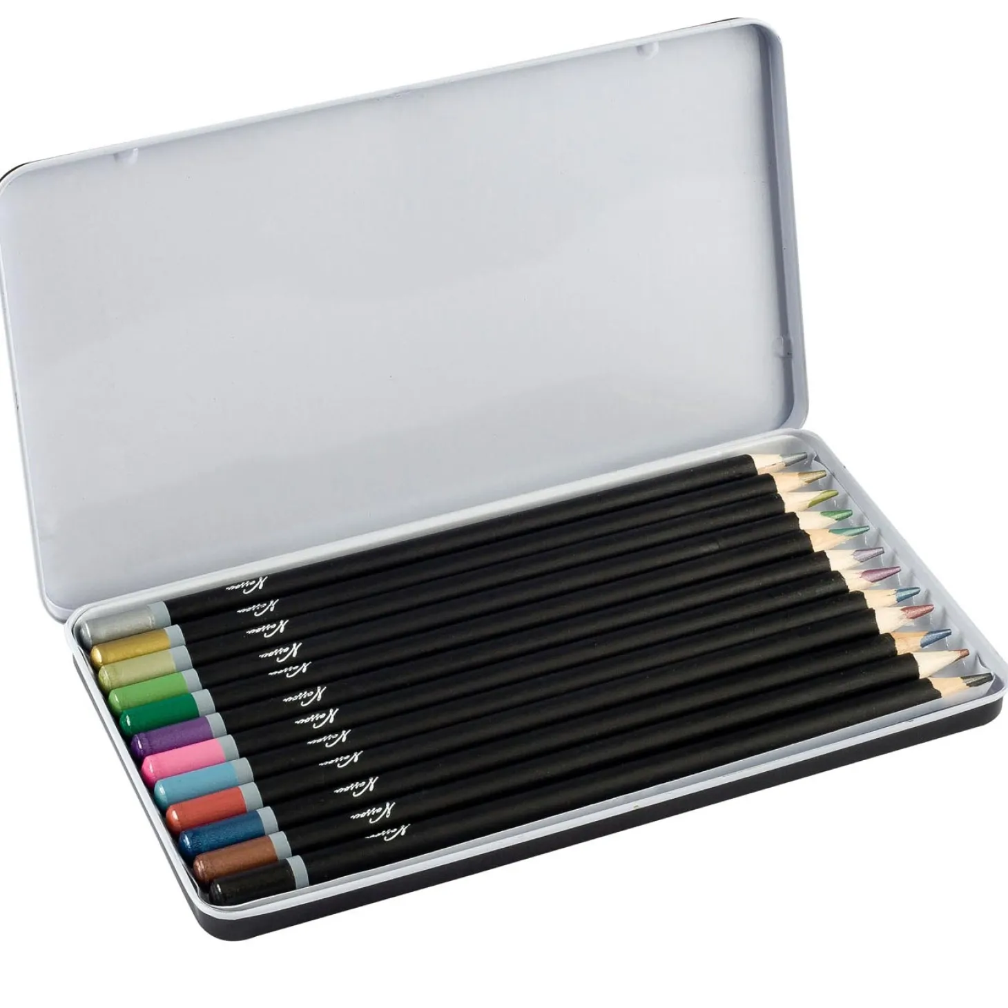 Nassau Kleurpotloden Metallic, 12st.