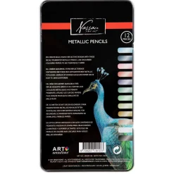 Nassau Kleurpotloden Metallic, 12st.