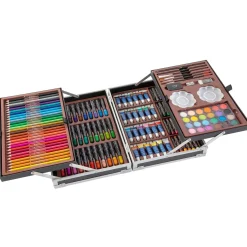 Nassau Luxe Kunstset Creatief in Metalen Koffer, 121dlg.