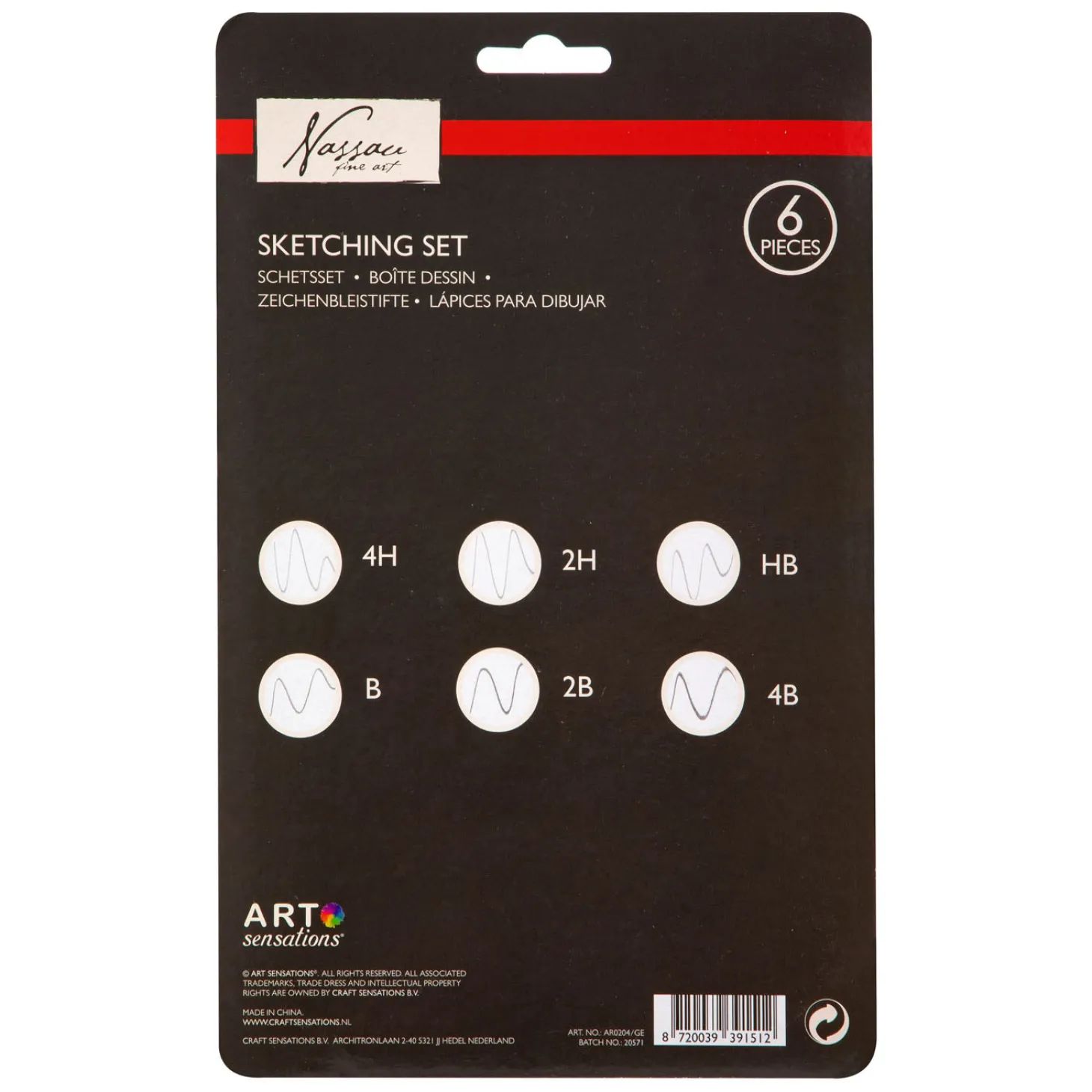 Nassau Schets- en Tekenset, 7dlg.