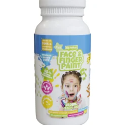 Natural Face & Fingerpaint Fles - Wit, 250ml