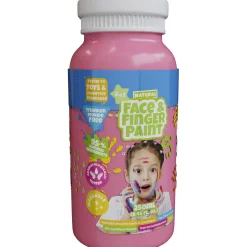 Natural Face & Fingerpaint Fles - Roze, 250ml