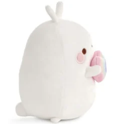 Nici Pluchen Knuffel Molang Regenboog met Hart in Geschenkdoos, 16cm