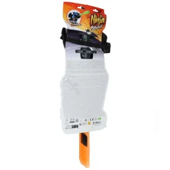 Ninja Lichtzwaard Licht en Geluid met Schietfunctie en Masker - Oranje