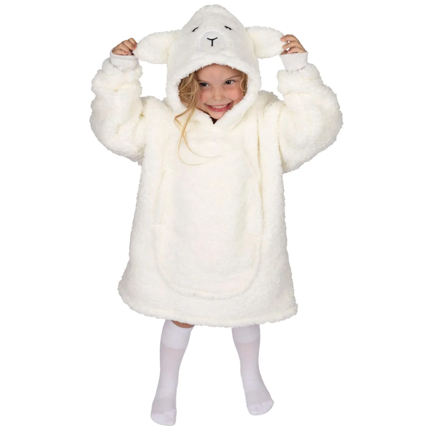 Noxxiez Knuffel Hoodie Small Schaap