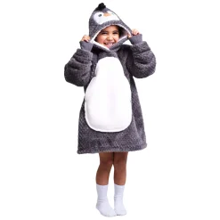 Noxxiez Knuffel Hoodie Small Trui Pinguin, 3-6 Jaar