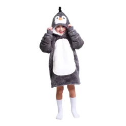 Noxxiez Knuffel Hoodie Small Trui Pinguin, 3-6 Jaar