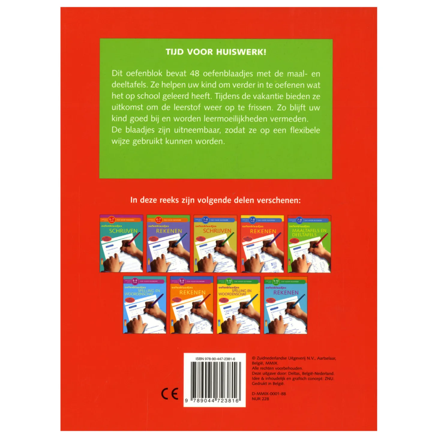 Oefenblaadjes Maaltafels En Deeltafels (7-8