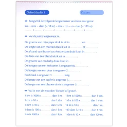 Oefenblaadjes  Maten En Gewichten (10-11j)