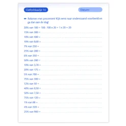 Oefenblaadjes Rekenen (10-11j) Cijfers En Bewerkingen