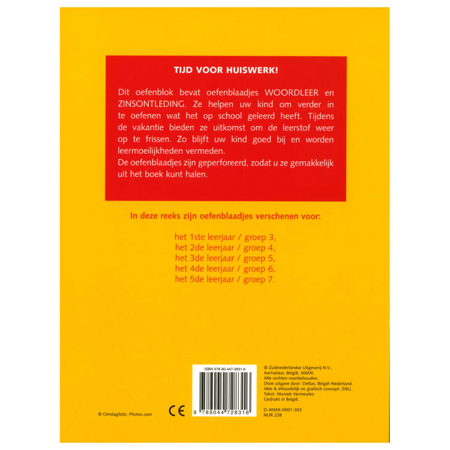 Oefenblaadjes Spelling (9-10j) Woordleer En Zinsontleding