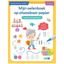 Oefenboek Afwasbaar Papier Leuke Telspelletjes (5-6 j.)