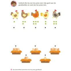 Oefenboek Afwasbaar Papier Eerste Telspelletjes (4-5 j.)