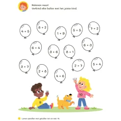 Oefenboek Afwasbaar Papier Ik Leer Al Rekenen (6-7 j.)