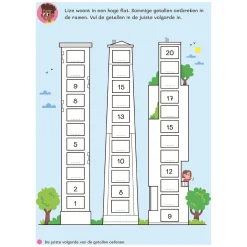 Oefenboek Afwasbaar Papier Ik Leer Al Rekenen (6-7 j.)