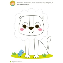 Oefenboek Afwasbaar Papier Eerste Schrijfspelletjes (4-5 j.)