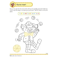 Oefenboek met Stickers - Eerste Telspelletjes (5-6 jaar)