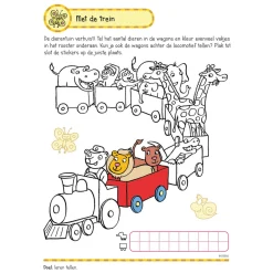 Oefenboek met Stickers - Eerste Telspelletjes (5-6 jaar)