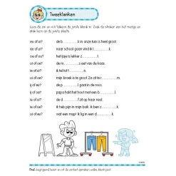 Oefenboek met Stickers - Leuke Leesoefeningen (6-7 jaar)