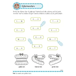 Oefenboek met Stickers - Leuke Rekenoefeningen (6-7 jaar)