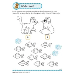 Oefenboek met Stickers - Leuke Rekenoefeningen (6-7 jaar)