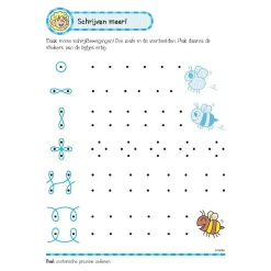 Oefenboek met Stickers - Leuke Schrijfoefeningen (6-7 jaar)