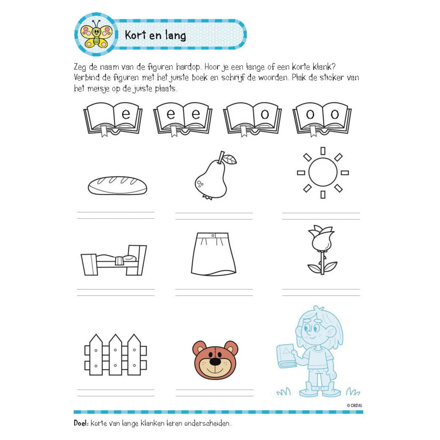 Oefenboek met Stickers - Leuke Schrijfoefeningen (6-7 jaar)