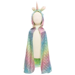 Omkeercape Eenhoorn Draak Regenboog, 5-6jr