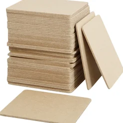 Onderzetters MDF 10x10cm, 50st.