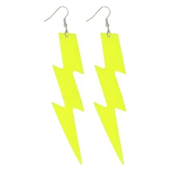 Oorbellen Flash Neon Geel