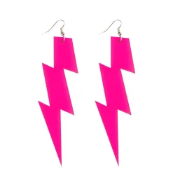 Oorbellen Flash Neon Roze