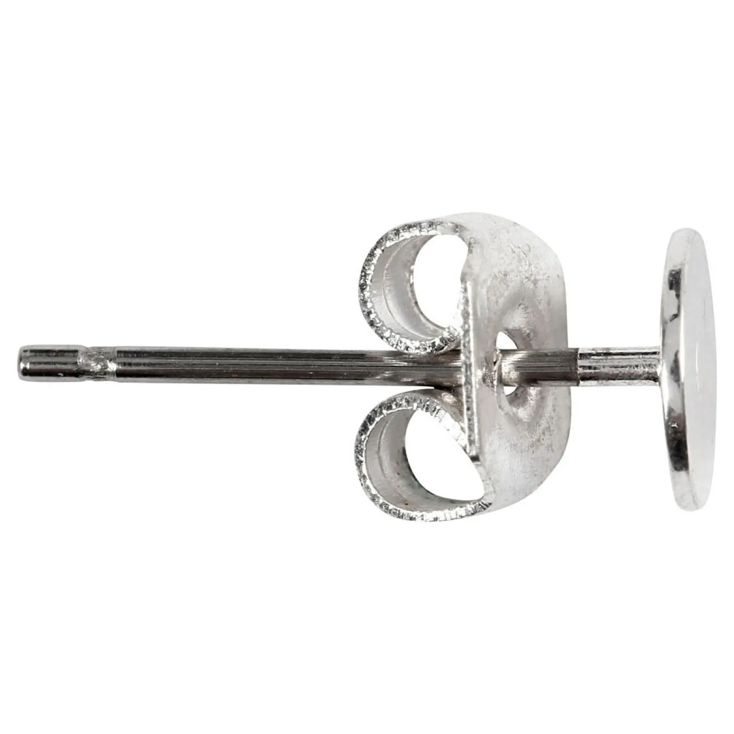 Oorstekers Verzilverd, 10st.