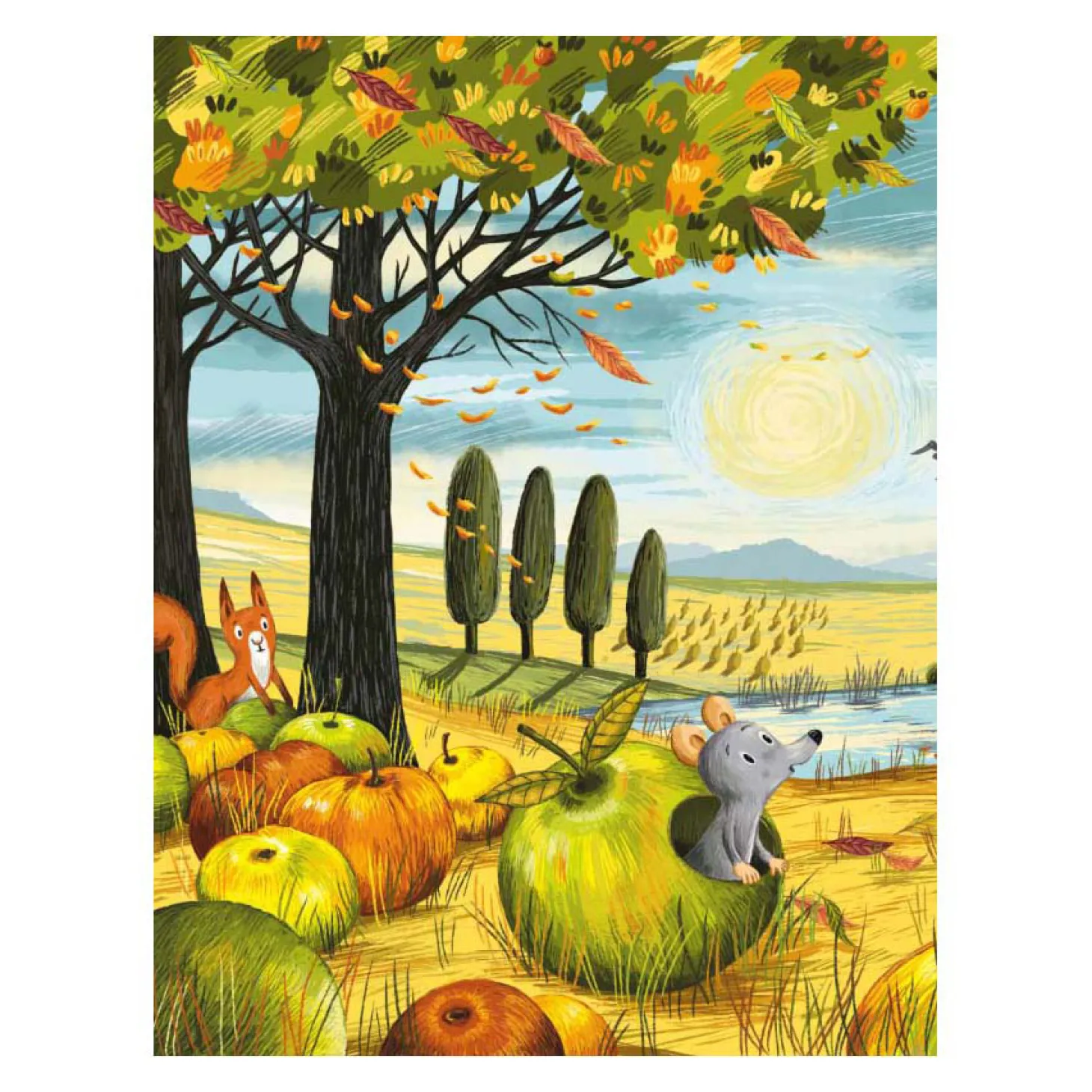 Op een Zonnige Herfstdag