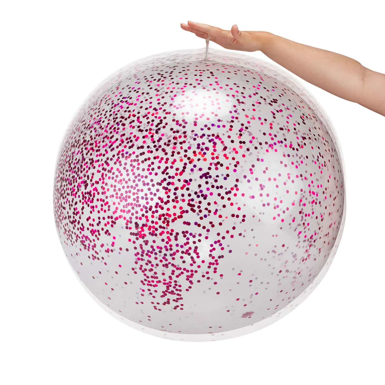 Opblaasbare Glitter Ballon, 60cm